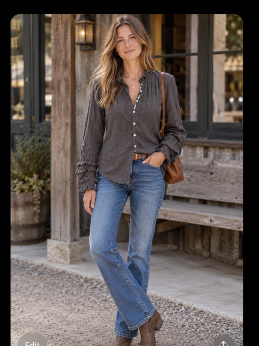 Faherty 100% Organic Cotton Button Down Shirt